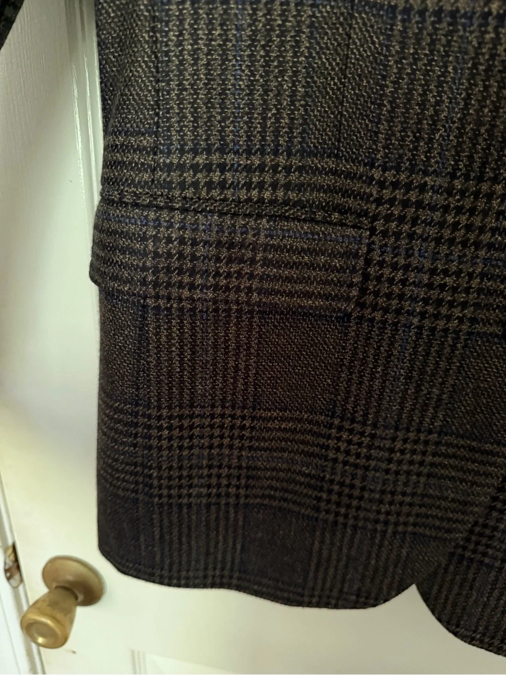 Brooks Brothers Men's Milano Glen Plaid Sport Coat - Brown Gray